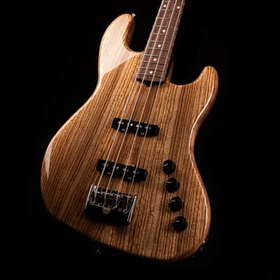 Fender Custom Shop Masterbuilt Jason Smith Custom Classic Jazz Bass NOS Zebrawood Natural With Case image 4
