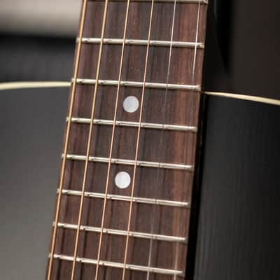 Gibson J-45 Special Dreadnought Acoustic Guitar - Ebony Satin with Gig Bag image 8