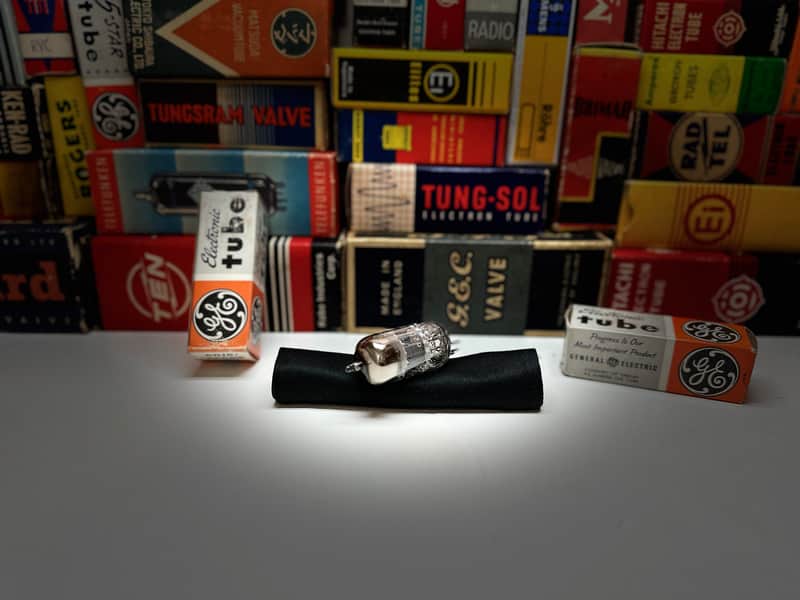 1 x Vintage NOS GE USA 12AT7WC 6201 ~ 5 Star Special Edition ~ Premium Grade Low Noise ECC81 12AT7 Upgrade ~ Classic Warm Tone Musical Sweet Harmonics Bass ~ Sony C800G PSU E81CC ECC801 image 1