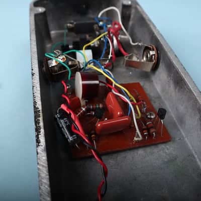 Early 1970s Jen Cry Baby Italian Italy Wah Wah Red Fasel Pedal image 12