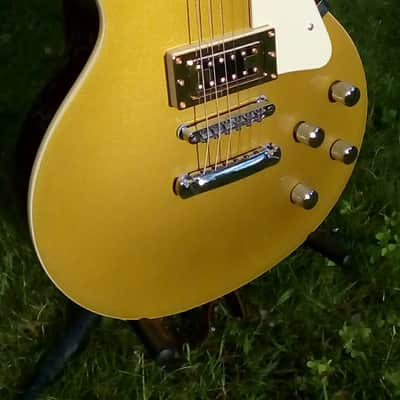 Gorgeous Samick Artist Series LS650 Goldtop Les Paul, Set Neck, GFS Alnico V's w/ Coil Split, Case image 3