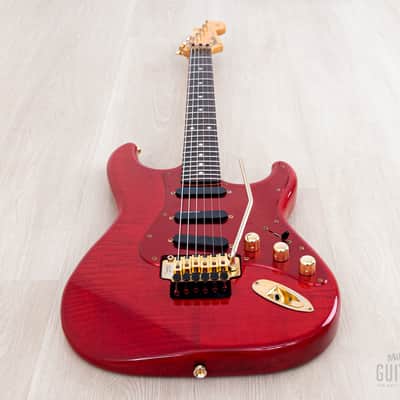 1991 Fender Stratocaster STR-1300 LSR Non-Catalog w/ USA Lace Sensor, Floyd Rose & Case, Japan MIJ Fujigen image 10