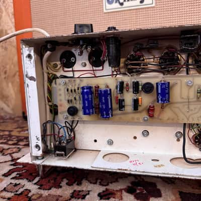 Vintage 1970s Matamp Orange Slave Unit SL100 EL34 Valve Amplifier Head image 20