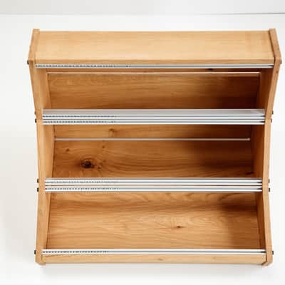 2 Many Synths 9U 84HP Solid Oak Eurorack case image 6