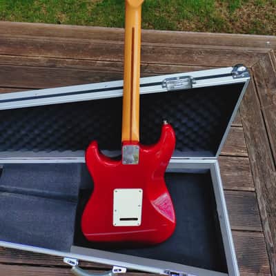 Fender American Standard Stratocaster 1995 USA – Candy Apple Red – TBX – Fresh Setup image 9