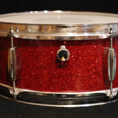 MIJ Red Sparkle 6-Lug Snare image 3