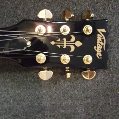 Vintage V-100PBB Gloss Black image 3