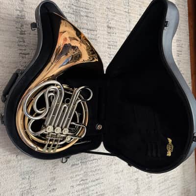 C.G. Conn 8D CONNstellation Professional Model Double French Horn with Fixed Bell 2010s - Nickel-Silver image 2