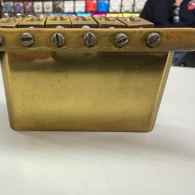 Schecter ? Brass Tremolo Bridge 70s-80s Mighty Mite Charvel image 4