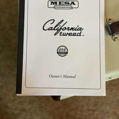 Mesa Boogie California Tweed 6V6 4:40 40-Watt 1x12" Guitar Combo 2019 - Present - Various image 13