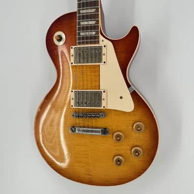 Immagine Gibson Custom Shop Billy Gibbons "Pearly Gates" '59 Les Paul Standard Aged & Signed - Aged Heritage Chery Sunburst - 4