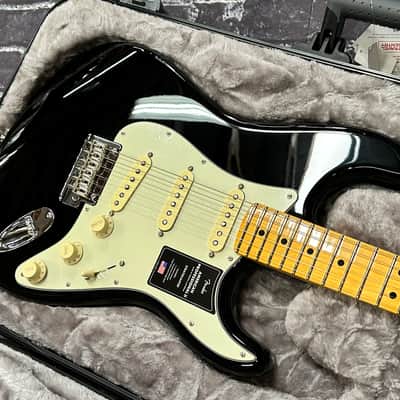 Fender American Professional II Stratocaster 2022 MN Black New Unplayed Auth Dealer 7lbs13oz #256 image 2