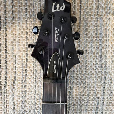 ESP LTD H-1000 EVERTUNE LH See Thru Purple Sunburst image 4