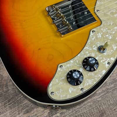 MyDream Partcaster Custom Built - Thinline Sunburst Lollar FB Freeway image 5