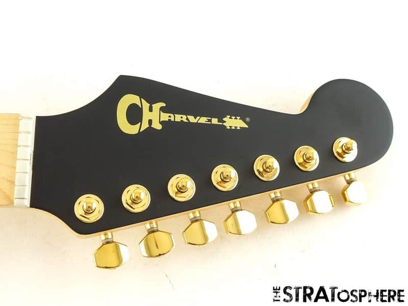Charvel Angel Vivaldi Pro Mod DK24-7 NECK & GOLD TUNERS Reverse Headstock Maple image 1