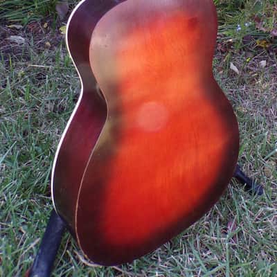 Sears and Roebuck  Parlor size Acoustic Guitar 1960s image 5