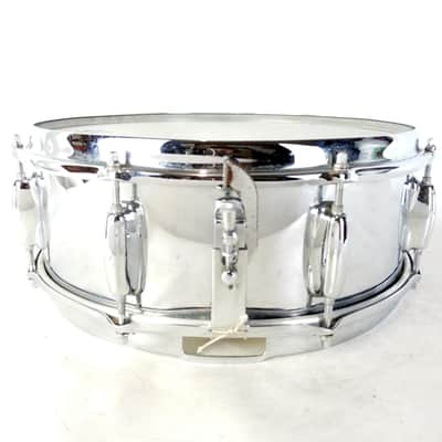 *Slingerland 5x14" Festival Chrome Steel Snare Drum 8Lug Vintage 70s No.141 USA* image 3