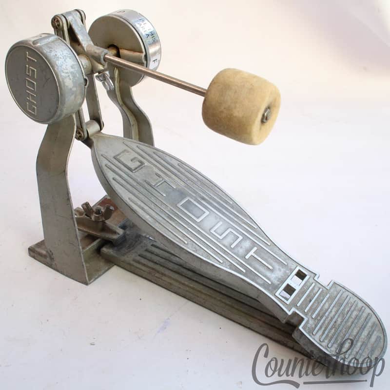 Ghost Classic Pre-Ludwig Bass Drum Pedal Vintage 60s Solid Aluminum Footboard US image 1