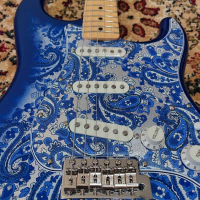 *NEW IN BOX* 2026 Fender Japan Limited Edition Indigo Paisley Stratocaster, Fender Flagship Tokyo Store Exclusive Color, MIJ JD26 image 12