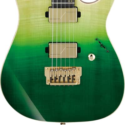 Ibanez LHM1-TGG Luke Hoskin Signature - Transparent Green Gradation image 1