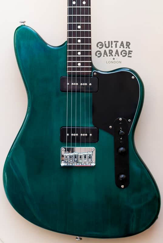 Fender Telemaster Jazzcaster Teal Green  Transparent Custom Offset guitar - USA rosewood neck image 1