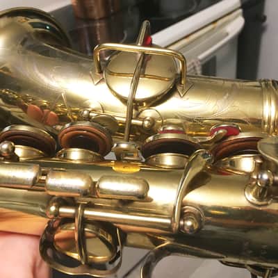SUMMER DEAL FANTASTIC CONN STENBERG PORTRAIT GOLD PLATED ALTO SAXOPHONE " THE TRAVLIN' GYPSY "1924 FINISH 00 NEW PADS image 18