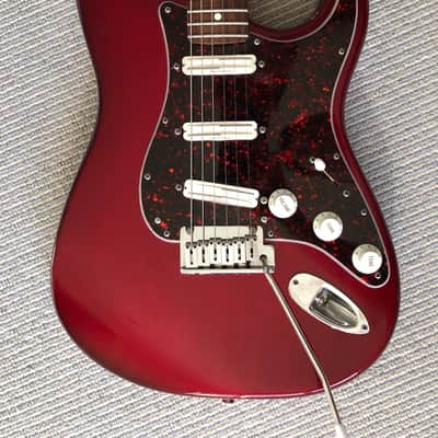 Fender Stratocaster 1996 Red Transparent image 2