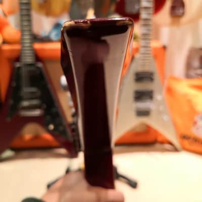 Grover Jackson King V Cherry Burst Flame image 16