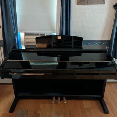 Yamaha CVP-403PE Clavinova 88-Key Digital Piano w/ Bench - Polished Ebony image 2