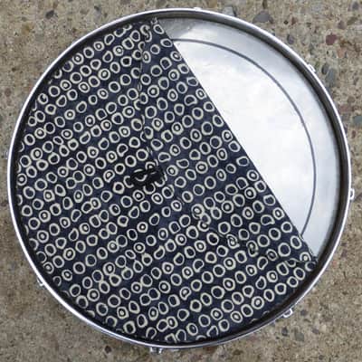 16" single layer Drum Bunny cloth drum cover - dampener - partial mute - compare to Drum Tortillas - Quesadilla - Big Fat Snare image 2