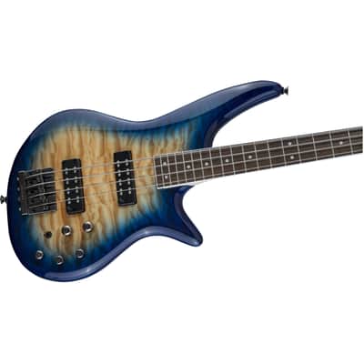 Jackson JS3Q Spectra Bass IV - Amber Blue Burst image 7
