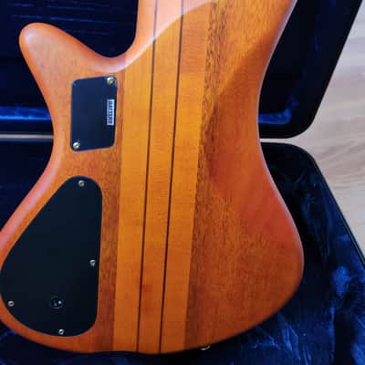 Schecter Stiletto Studio-4 Bass – Honey Satin – Fishman Fluence Upgraded – Excellent Condition + Hard Case image 3