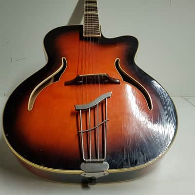 60's SUNBURST JAZZ GUITAR made in GERMANY image 2