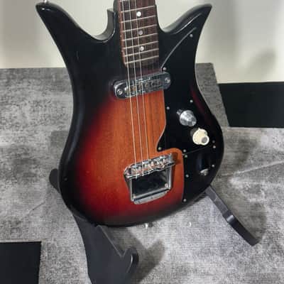 Teisco E-110 Electric Guitar - 1960s - Sunburst - In-House Adjusted image 4