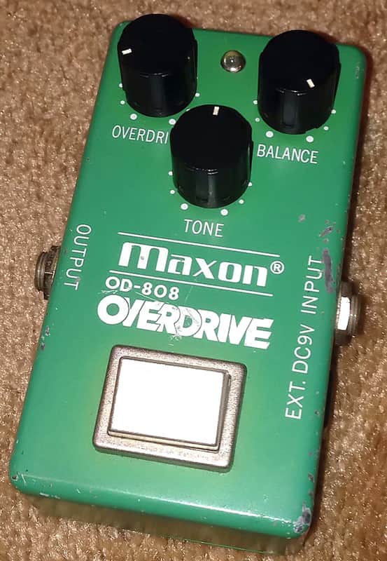 Vintage 1979 Narrow Box Maxon OD-808 Overdrive- Rare Ibanez TS-808