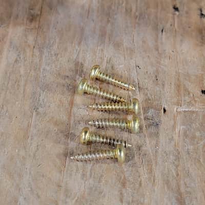 Schaller M-6 3x3 Tuners 1970s Grover Direct Replacement w/ Bushings & Screws Excellent - Gold imagen 3