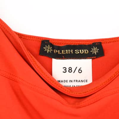Plein Sud Orange Spaghetti Strap Blouse Owned by Sheila E. image 4