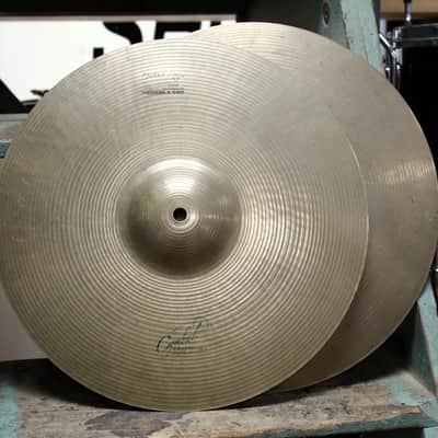 1960s Paiste 14" Formula 602 Hi-Hats 998/1038g - Cymbal Craftsman Modified image 1