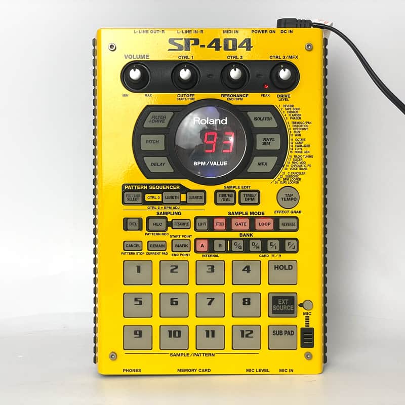 Roland SP-404 Rare Limited Yellow Linear Wave Sampler | Reverb Roland SP-404 Rare Limited Yellow Linear Wave Sampler | Reverb