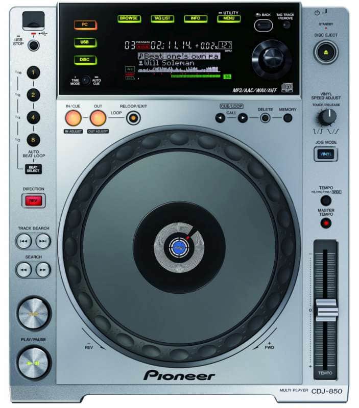 Pioneer CDJ-850 Professional Multi / USB Player 2010s vintage image 1
