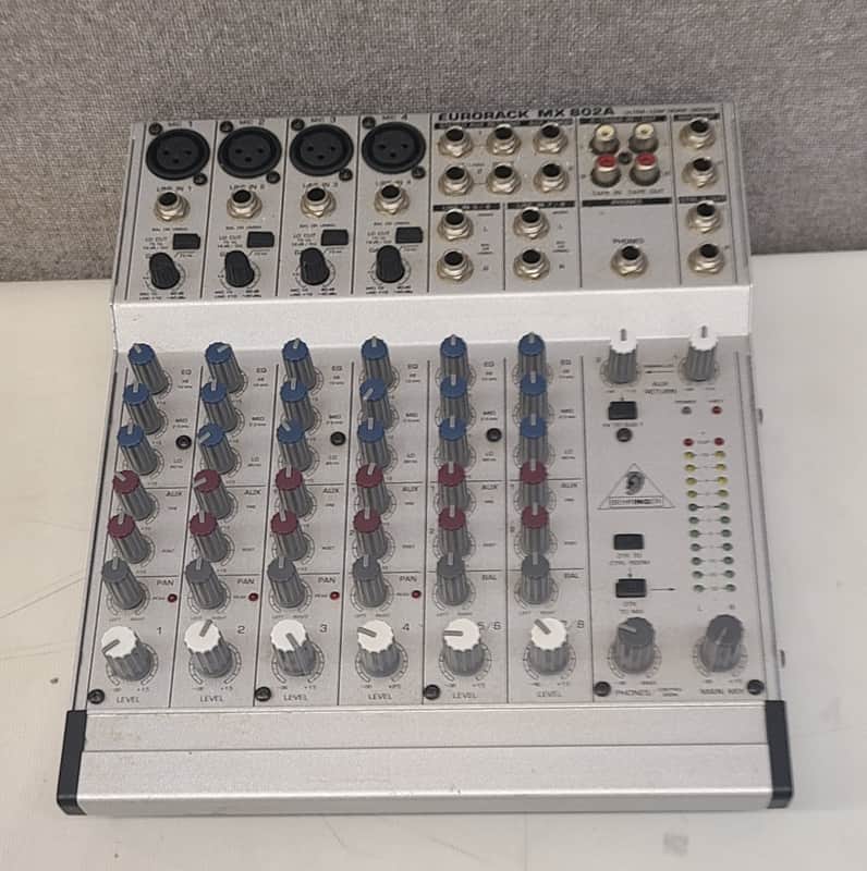 Behringer Eurorack MX802A 8-Input Mixer Untested NO POWER SUPPLY image 1