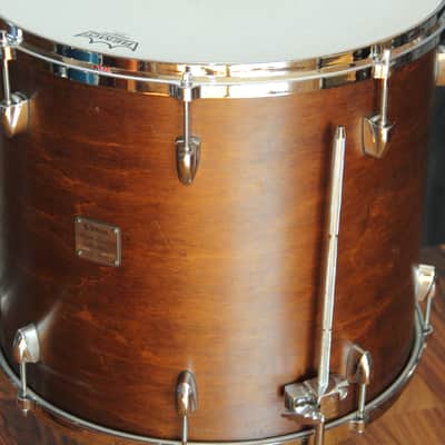 Yamaha Maple Custom Absolute - vintage black 18" floor tom image 14