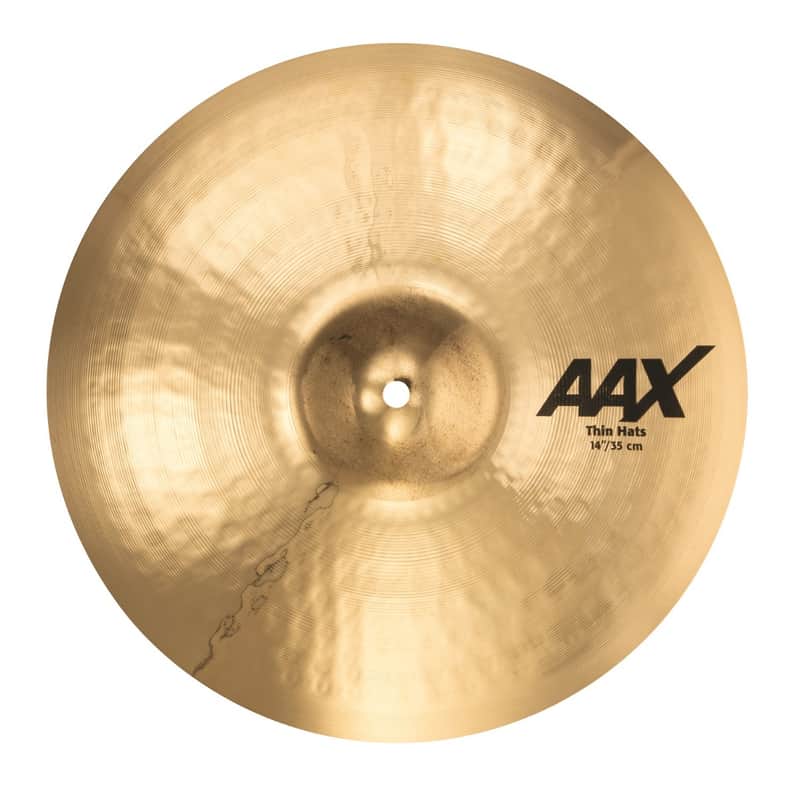 SABIAN 14" AAX Thin Hat Bottom Brilliant Finish image 1