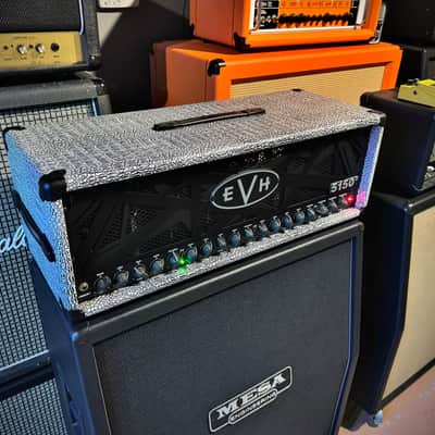 EVH 5150 III 100S 3-Channel 100-Watt Guitar Amp Head 2015 - Present - black/white gator skin imagen 2