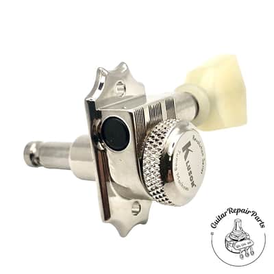 Kluson KRGL-3-NP Revolution G-Mount Locking Tuning Machines - Nickel image 1