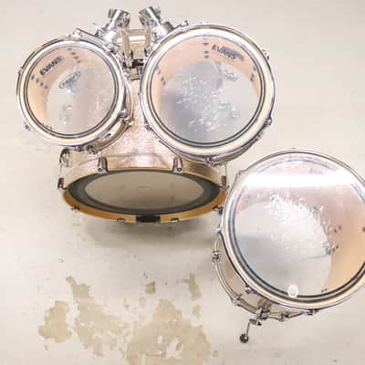 Pearl 4pc Vision Drum Kit Set Champaign Sparkle 22/16/12/10" image 14