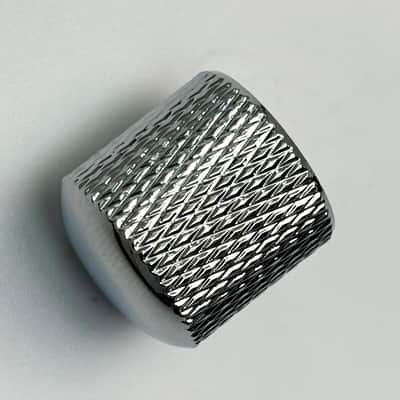 4Pcs Steel Bass Guitar Knobs 15/64"(6.1mm) Hole Dome Metal Guitar Volume Knobs for Fender Strat ST Telecaster Tele Jazz Les Paul Replacement Parts (Chrome) image 4