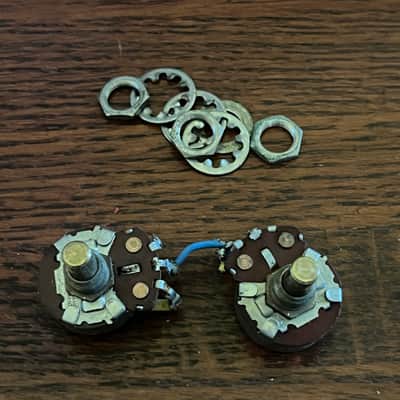1965 set Fender Jaguar Jazzmaster 1 MEG guitar pots image 1