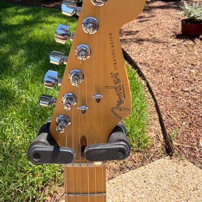 Fender US American Lone Star Stratocaster HSS with Maple Fretboard 1999 - Humbucker bridge - Shoreline Gold image 6