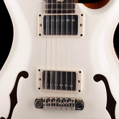 Used 2024 PRS Hollowbody II Piezo Antique White with OHSC image 4